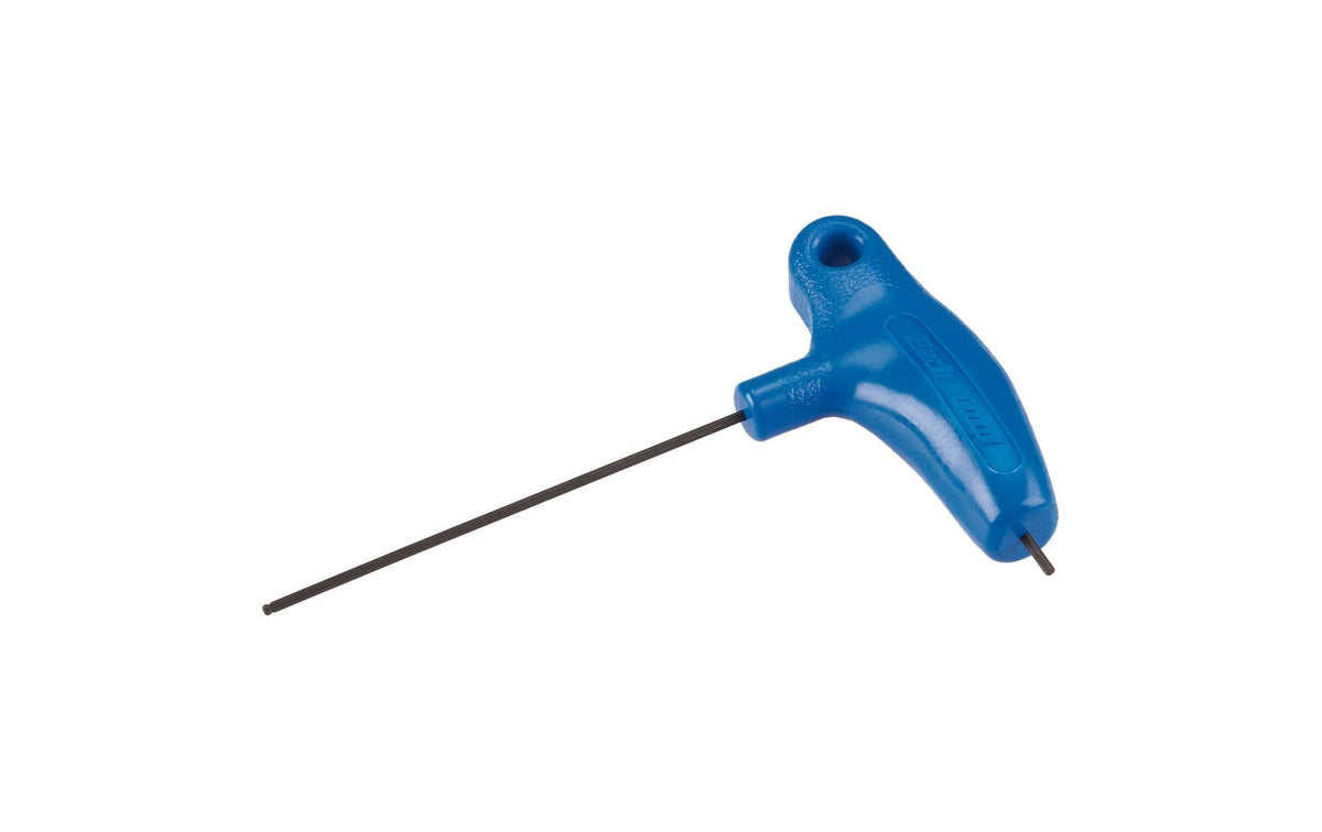 ParkTool 2-mm-Winkelinbusschlüssel mit blauem T-Griff und langem, schwarzem Schaft