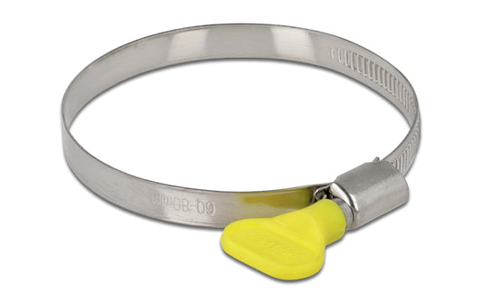 Delock Schlauchschelle 60-80 mm, Gelb 10 Stück