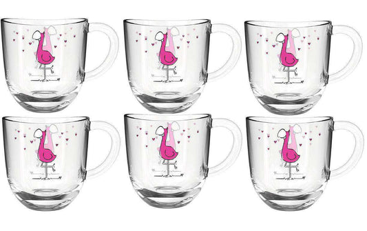 LEONARDO Kindertasse Bambini Flamingo, 6 Stück