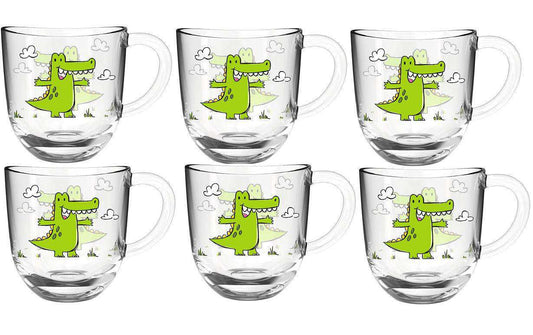 LEONARDO Kindertasse Bambini Krokodil, 6-teilig