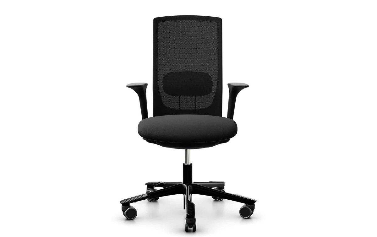 HÅG Bürostuhl Futu Mesh 1100 Farbe: Schwarz, Mit Armlehnen