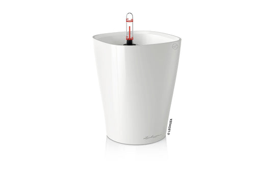 Lechuza Kräutertopf Deltini Premium Weiss hochglanz