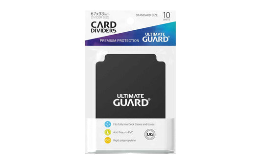 Ultimate Guard Kartentrenner Standardgrösse Schwarz 10