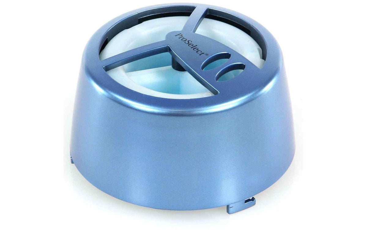 SwissPet Kühlblock für Haustier-Ventilator, blauer zylindrischer Aufsatz mit rundem Gitter