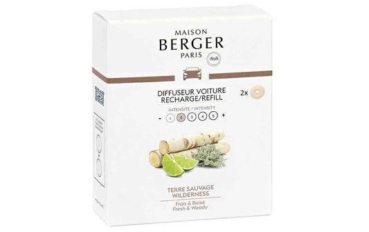 Maison Berger Autodiffusor Refill Terre Sauvage 2 Stück