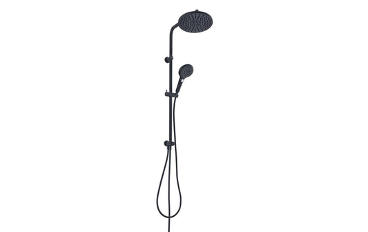 diaqua® Duschsystem Wakuda Push, Schwarz matt