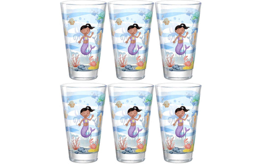 LEONARDO Kindertrinkglas Avventura 300 ml, 6 Stück, Meer