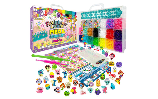 BANDAI Bastelset Rainbow Loom Mega Combo Set – Loomi-Pals
