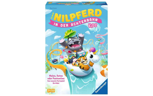 Ravensburger Kinderspiel Das Nilpferd in der Achterbahn Kids -DE-