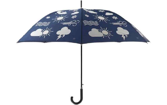 Esschert Design Regenschirm Wetter Blau