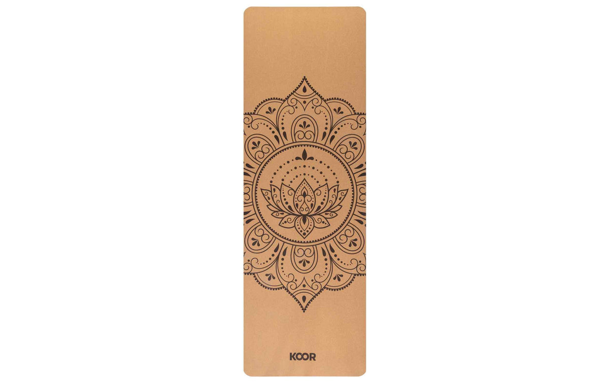 KOOR Yogamatte Kork, 183 x 61 x 0.4 cm