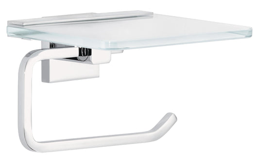 tesa Toilettenpapierhalter Deluxxe, Silber