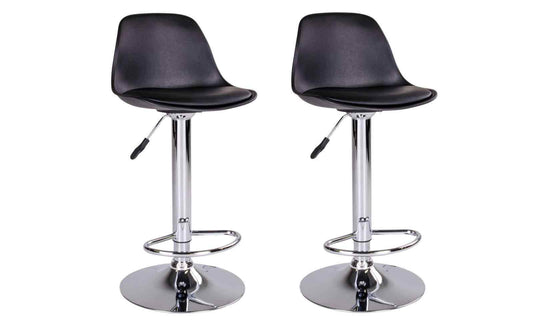 House Nordic Barstuhl Trondheim black 2Set Schwarz