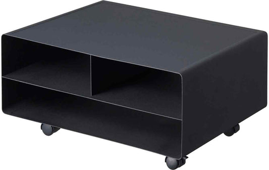 Yamazaki rollbares Regal TOWER schwarz, 48 x 37 x 19 cm, Metall