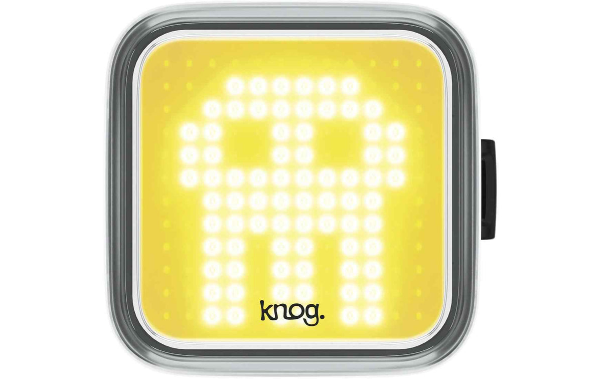 knog. Velolampe Blinder Skull Vorne, Schwarz