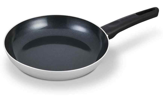 Bratpfanne Indu+ Brabantia aus Recycling-Aluminium, 24 cm, mit schwarzer Innenbeschichtung