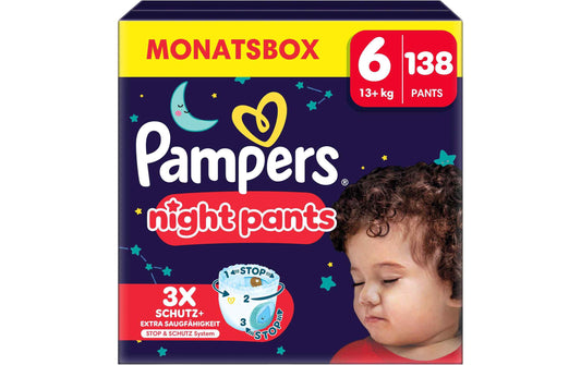 Pampers Nachtwindeln Baby Dry Night Pants Grösse 4