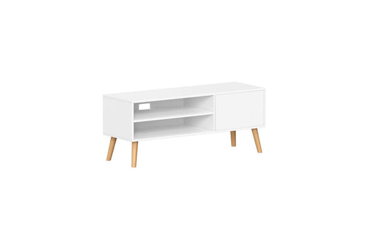 VASAGLE TV-Möbel Skandinavisch 110 x 40 cm Weiss
