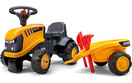 Falk JCB Rutscher Mit Anhänger Für Kinder Ab 1 Jahr
