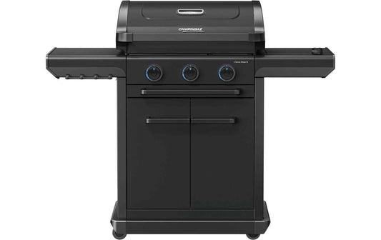 Campingaz 3 Series Onyx S Gasgrill mit 3 Brennern und Seitentischen für Garten und Freizeit