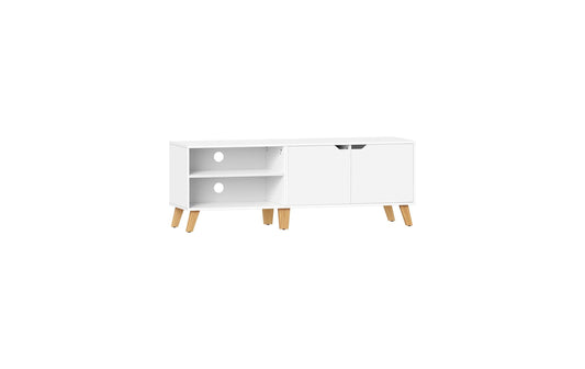 VASAGLE TV-Möbel 140 x 40 x 45 cm Weiss