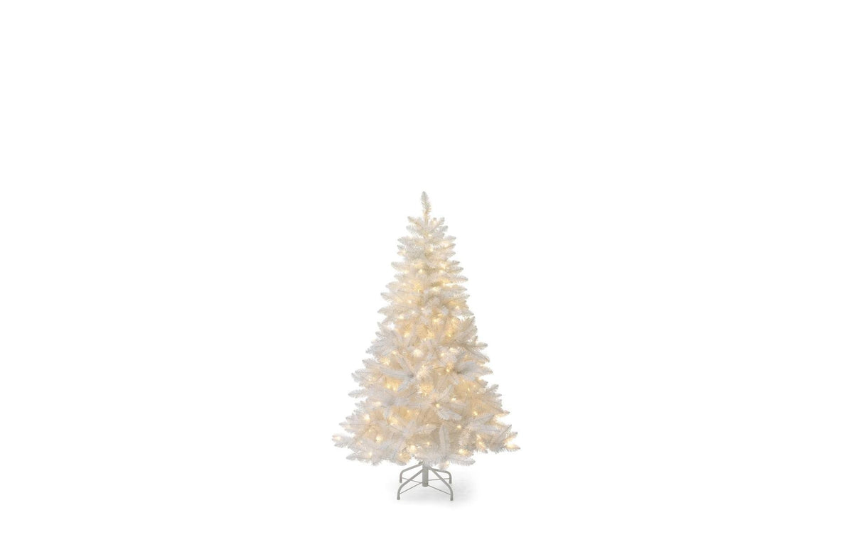 STT Weihnachtsbaum LED White Tree 150 130 LEDs, 150 cm, Weiss