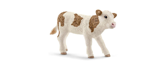 Schleich Spielzeugfigur Farm World Fleckvieh-Kalb