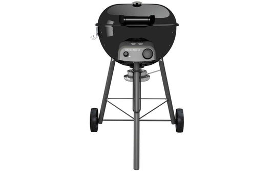 Schwarzer Kugelgrill Chelsea 480G LH mit Rollen und Aschekasten für Garten und Freizeit