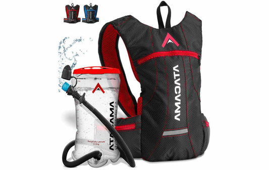 Atacama Rucksack mit Blase Rot
