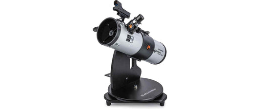 Celestron SSE 114-mm-Tisch-Dobson-Teleskop mit Sucher und stabilem Sockel