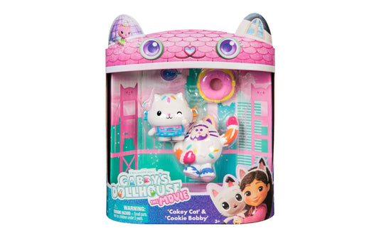 Spinmaster Gabby's Dollhouse The Movie Cakey Cat und Cookie Bobby