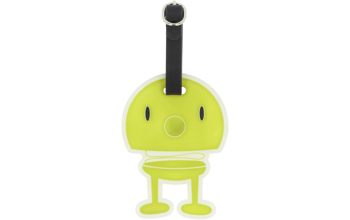 Hoptimist Kofferlabel Schwarz/Grün