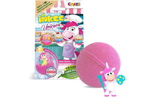 Craze Inkee Surprise Badebombe Unicorn Professions 2 Stück