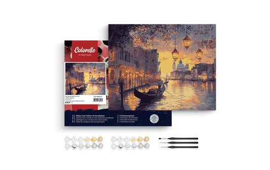 Colorelle Malen nach Zahlen Venedig in der Abenddämmerung