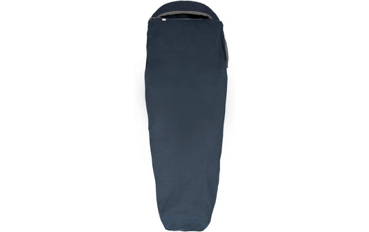 Grüezi Bag Schlafsack WoodWool Liner 200 cm, Blau/Grau