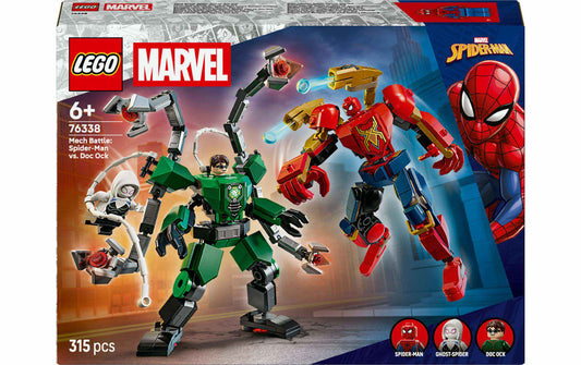 LEGO® Marvel Mech-Duell: Spider-Man vs. Doc Ock 76338