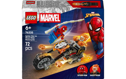 LEGO® Marvel Spider-Man vs. Ghost Rider auf seinem Motorrad 76335