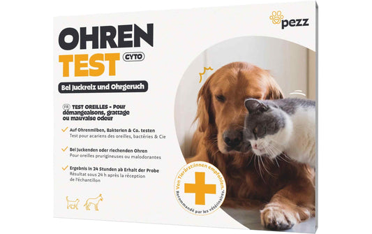 pezz Ohrentest für Hunde und Katzen 2 Stück