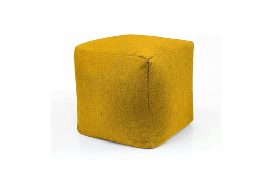 Urbanara Hocker Basic-Comfort , Senfgelb