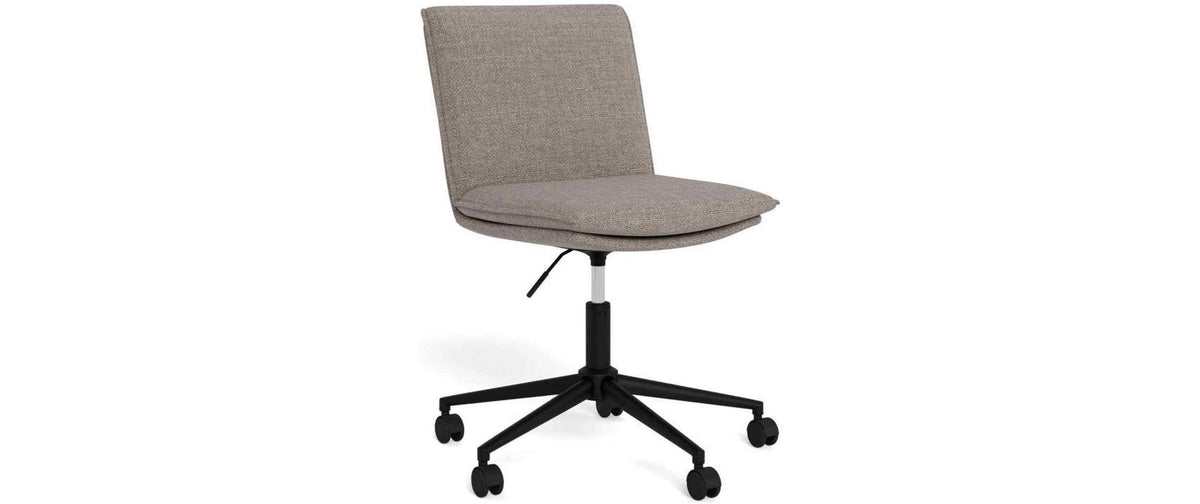 AC Design Bürostuhl Flynn grau-braun mit Soft-Bremsrollen