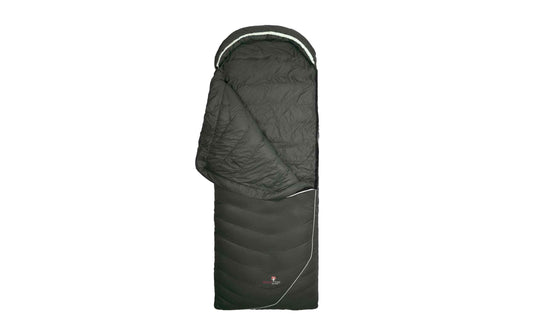 Grüezi Bag Schlafsack DownWool Summer Comfort 2.0 2 °C R 190cm, Schwarz