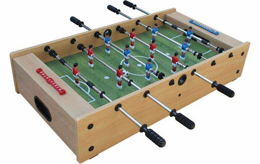 Bandito Familienspiel Mini-Kicker-Airhockey 2in1