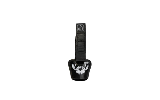 Incirca Fahrradglocke Cowbell Stahl, Schwarz
