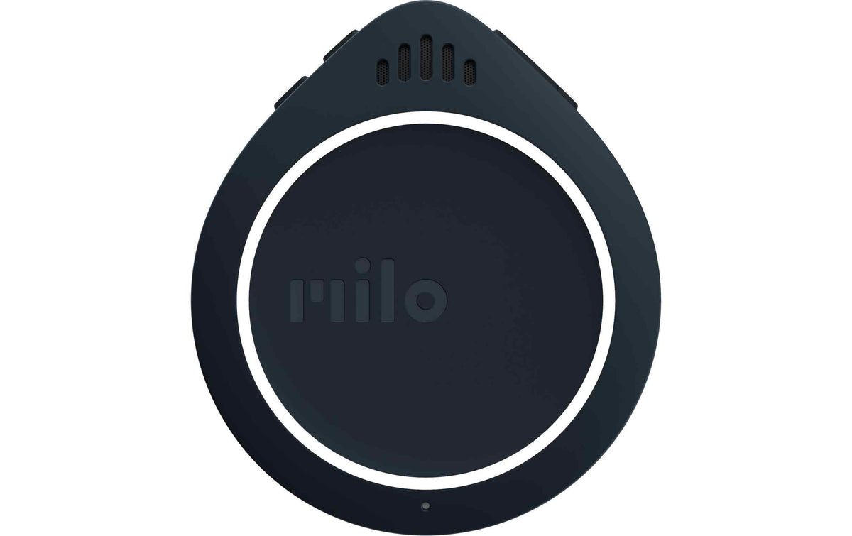 Milo Freisprecheinrichtung Action Communicator 1 in Schwarz mit weißem Leuchtring