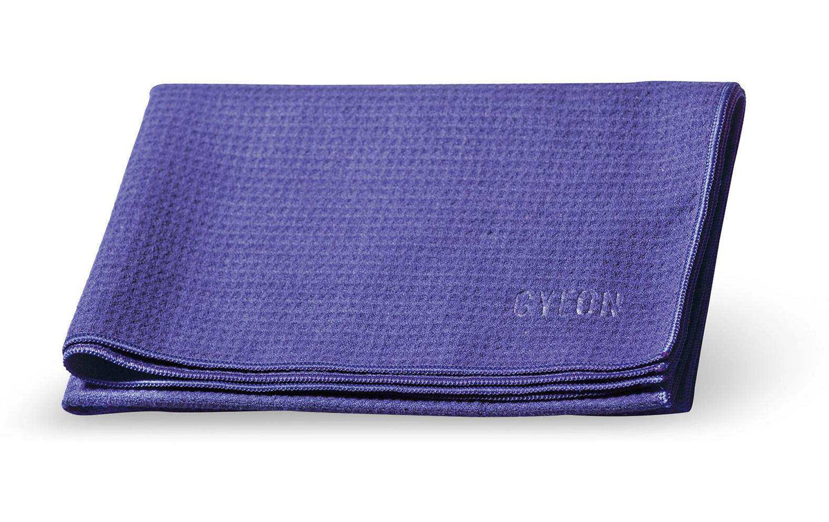 Gyeon Q2M WaffleDryer EVO Trockentuch, violett, mit Waffelstruktur und verstärktem Rand