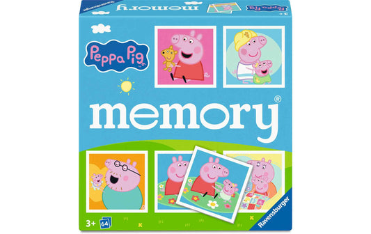 Ravensburger Memory Peppa Pig ab 3 Jahren, 2-8 Spieler,