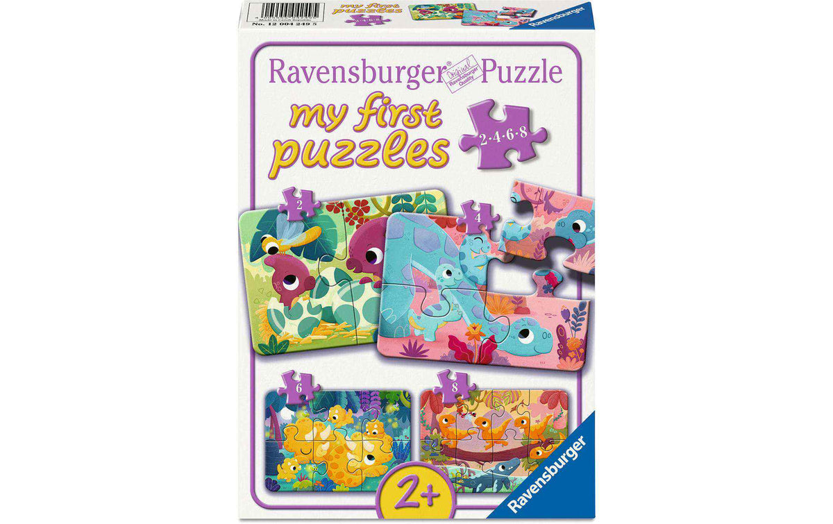 Ravensburger Puzzle Dino-Freunde 2/4/6/8 Teile