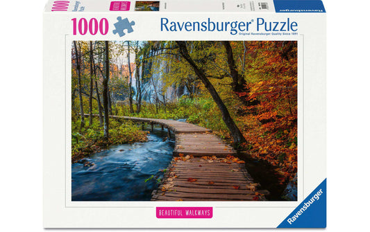 Ravensburger Puzzle Herbstlicher Waldweg 1000 Teile