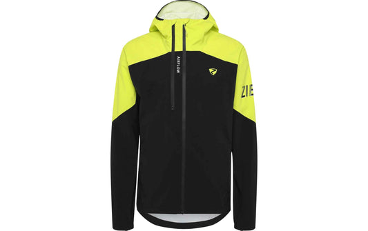 Ziener Regenjacke NEMIL-Z Herren Black Bitter Lemon, Gr.