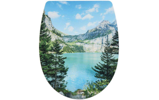 diaqua® Toilettensitz Arles Mountain Sea Mehrfarbig